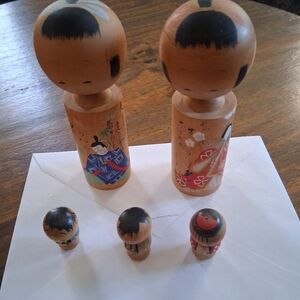 Japanese Wooden Dolls